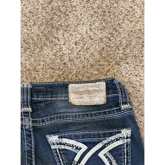 Vintage Big Star Jeans Womens 26R Blue Liv Boot Western USA Riding - Picture 9 of 13